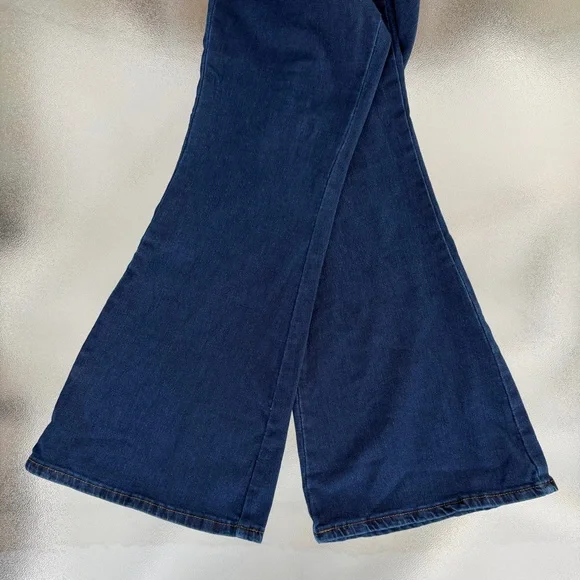 Stag Flare Fit Push Up Super Soft High Rise Stretch Jeans ~ Juniors Tall 30/15 - Picture 3 of 8